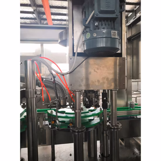 Máquina de enchimento de pó de sal marinho engarrafado de lata pequena rotativa com 12 bicos